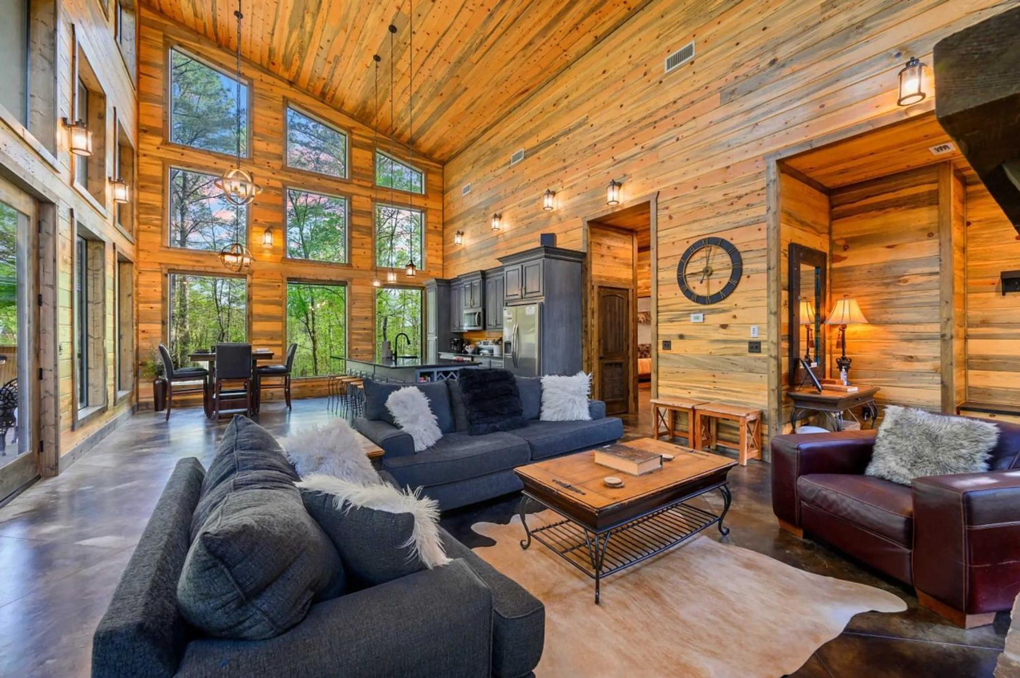 Luxury Cabin In The Woods With Hot Tub And Yard Games! Broken Bow Ngoại thất bức ảnh